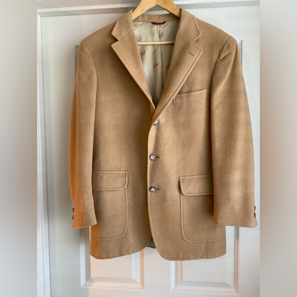 Men’s Vintage Camel Hair Coat